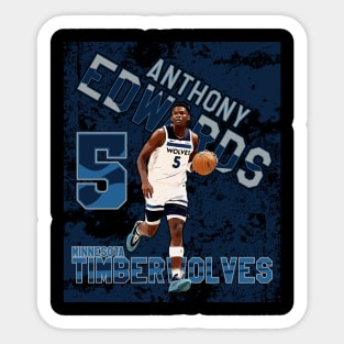 Anthony edwards // Minnesota Timberwolves Sticker